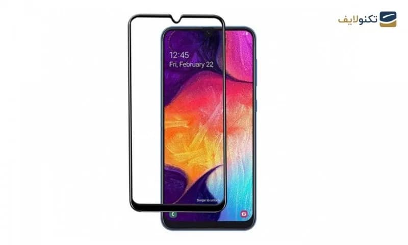 محافظ صفحه نمایش (فول گلس) شیشه ای تمام چسب مناسب برای گوشی سامسونگ Galaxy A50 / A30S / A50S