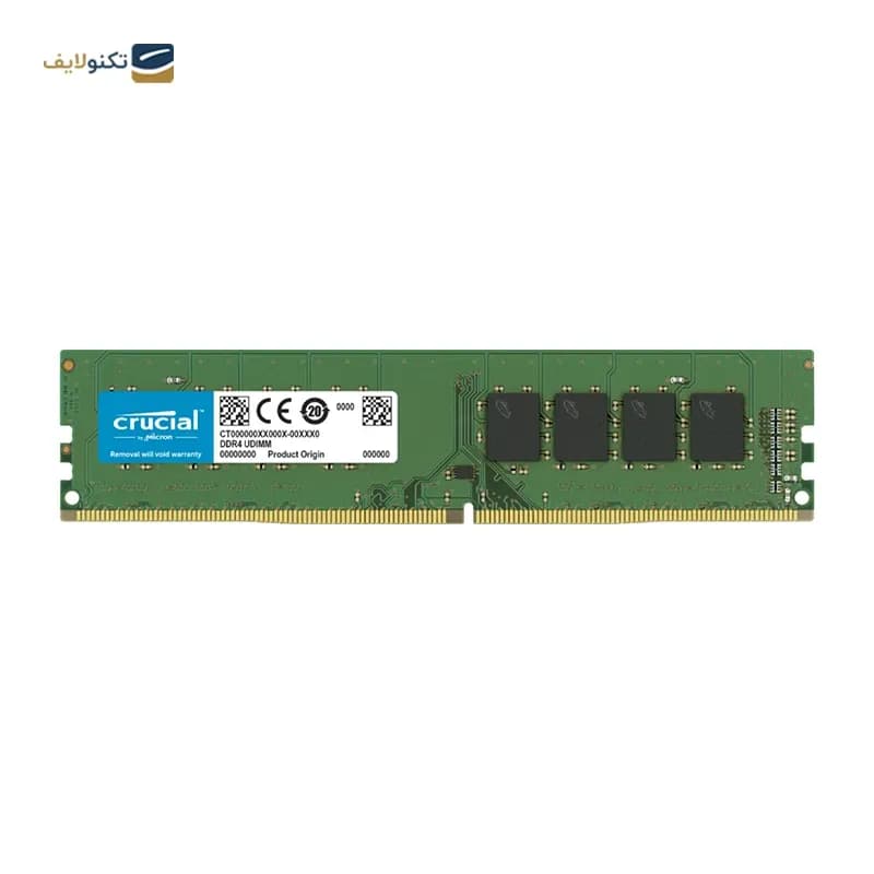 رم کامپیوتر DDR4 تک کاناله 3200 مگاهرتز CL22 کروشیال ظرفیت 8 گیگابایت
