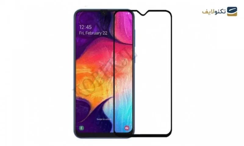 محافظ صفحه نمایش شیشه ای تمام چسب (فول گلس) سامسونگ Galaxy A20/A30