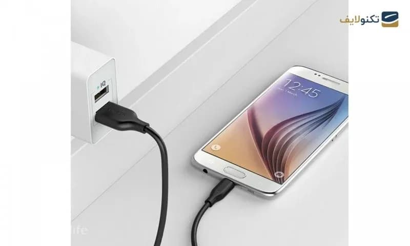 کابل تبدیل USB به microUSB انکر مدل A8133 PowerLine طول 1.8 متر