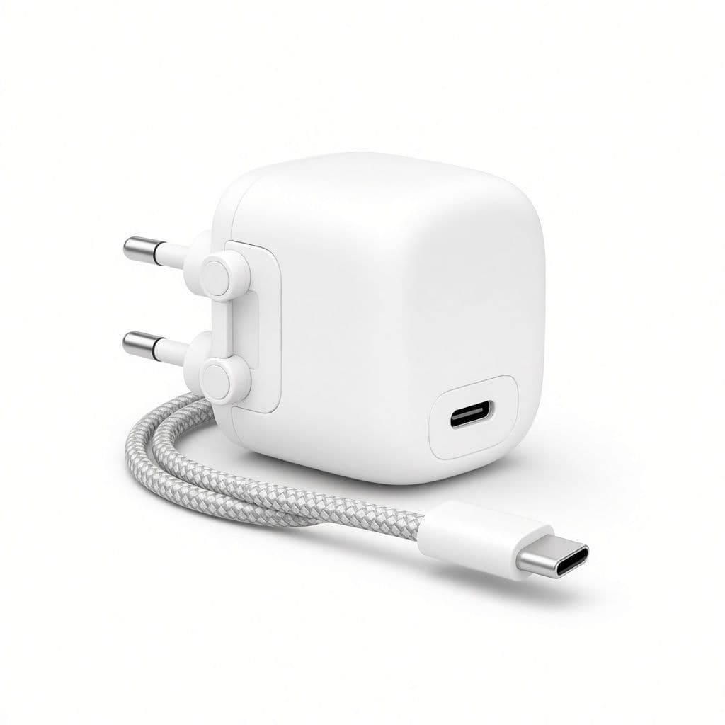 شارژر دیواری انکر مدل 65 وات GaN با کابل USB-C