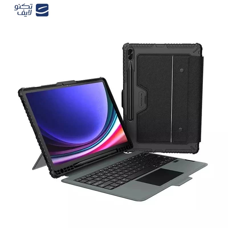کیف کلاسوری نیلکین تبلت سامسونگ Galaxy Tab S10 Plus / Tab S9 Plus مدل Bumper Combo Backlit Keyboard، تصویر ۱ از ۱