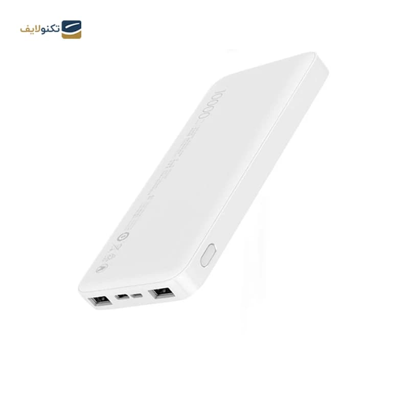 پاوربانک شیائومی مدل Redmi PB100LZM ظرفیت 10000 میلی آمپر ساعت به همراه کابل تبدیل microUSB، تصویر ۱ از ۱