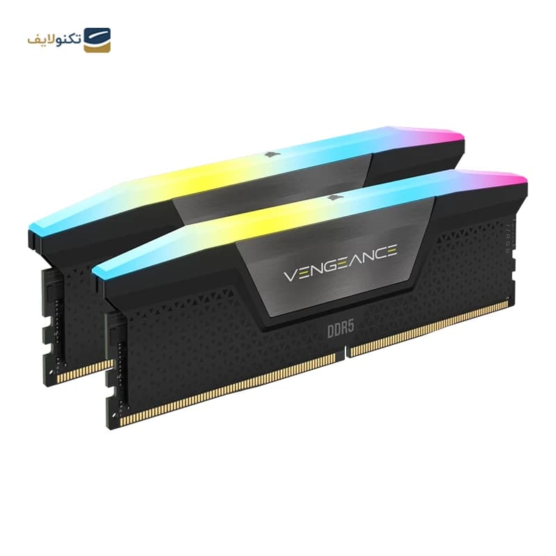 رم کامپیوتر DDR5 دو کاناله 5200 مگاهرتز CL40 کورسیر مدل VENGEANCE RGB ظرفیت 32 گیگابایت، تصویر ۱ از ۱