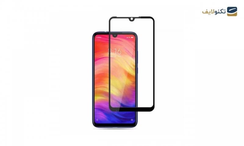 محافظ صفحه نمایش شیشه ای مناسب برای گوشی Xiaomi Redmi Note 7، تصویر ۱ از ۱