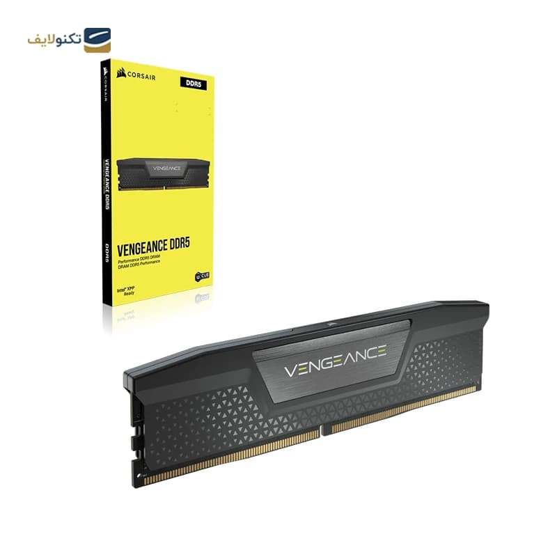 رم کامپیوتر DDR5 تک کاناله 5200 مگاهرتز CL40 کورسیر مدل VENGEANCE ظرفیت 16 گیگابایت، تصویر ۱ از ۱