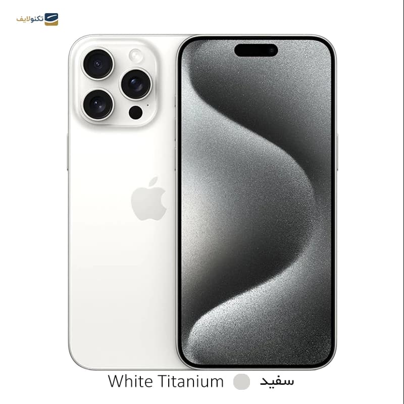 گوشی موبایل اپل مدل iPhone 15 Pro Max ZA/A ظرفیت 256 گیگابایت رم 8 گیگابایت - Not Active ریجستر شده، تصویر ۱ از ۱