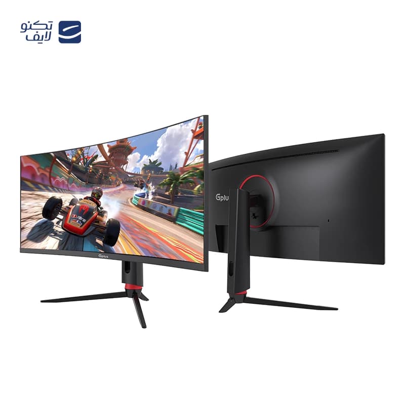 مانیتور گیمینگ خمیده جی پلاس مدل GGM-K349QN سايز 34 اينچ، تصویر ۱ از ۱