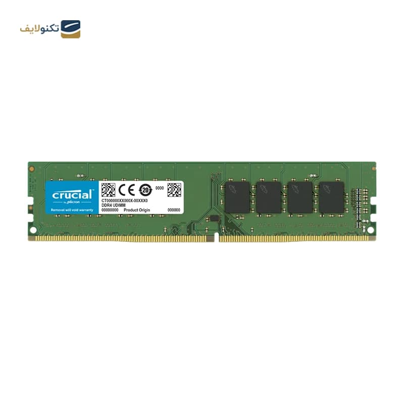 رم کامپیوتر DDR4 تک کاناله 3200 مگاهرتز CL22 کروشیال ظرفیت 8 گیگابایت، تصویر ۱ از ۱