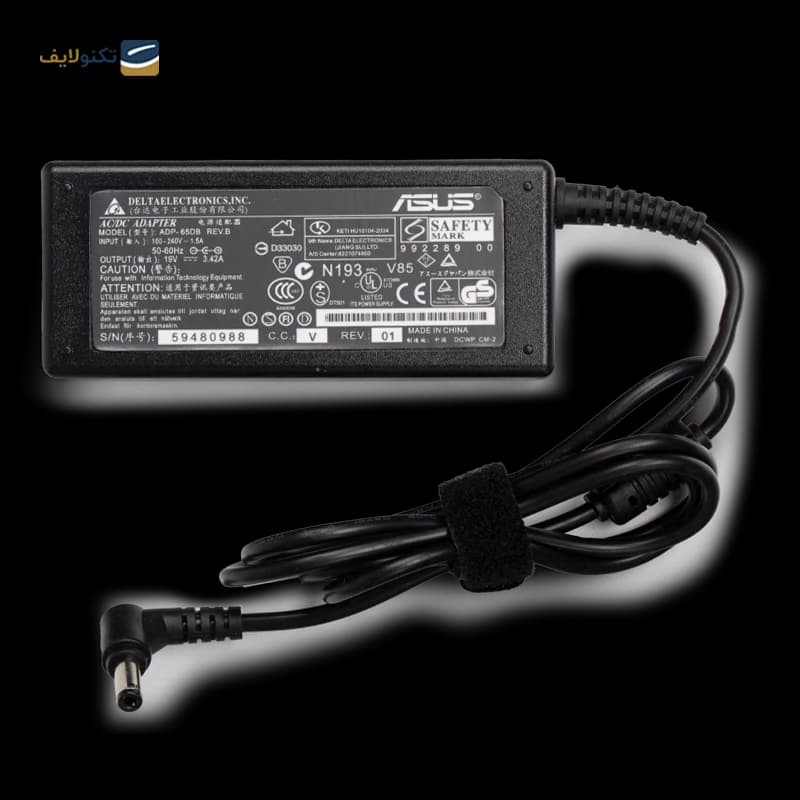 شارژر لپ تاپ ایسوس 19 ولت 3.42 آمپر مدل ADP-65DB، تصویر ۱ از ۱